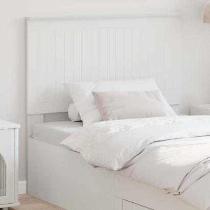 Tăblie cap cu headboard Alb 100 cm Lemn compozit GartenMobel Dekor