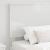 Tăblie cap cu headboard Alb Lucios 100 cm Lemn compozit GartenMobel Dekor