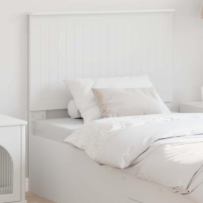 Tăblie cap cu headboard Alb 90 cm Lemn compozit GartenMobel Dekor