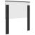 Tăblie cap cu headboard Stejar Negru 90 cm Lemn compozit GartenMobel Dekor