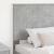 Tăblie cap cu headboard Gri din beton 90 cm Lemn compozit GartenMobel Dekor