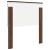 Tăblie cap cu headboard Stejar închis 90 cm Lemn compozit GartenMobel Dekor