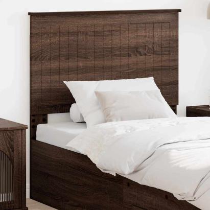 Tăblie cap cu headboard Stejar închis 90 cm Lemn compozit GartenMobel Dekor