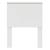 Tăblie cap cu headboard Alb 75 cm Lemn compozit GartenMobel Dekor