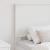 Tăblie cap cu headboard Alb 75 cm Lemn compozit GartenMobel Dekor