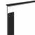 Tăblie cap cu headboard Stejar Negru 75 cm Lemn compozit GartenMobel Dekor