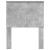 Tăblie cap cu headboard Gri din beton 75 cm Lemn compozit GartenMobel Dekor