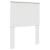 Tăblie cap cu headboard Alb Lucios 75 cm Lemn compozit GartenMobel Dekor