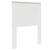 Tăblie cap cu headboard Alb Lucios 75 cm Lemn compozit GartenMobel Dekor
