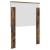 Tăblie cap cu headboard Stejar fumuriu 75 cm Lemn compozit GartenMobel Dekor