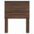 Tăblie cap cu headboard Stejar închis 75 cm Lemn compozit GartenMobel Dekor