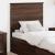 Tăblie cap cu headboard Stejar închis 75 cm Lemn compozit GartenMobel Dekor