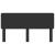 Tăblie cap cu headboard Stejar Negru 200 cm Lemn compozit GartenMobel Dekor