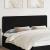 Tăblie cap cu headboard Stejar Negru 200 cm Lemn compozit GartenMobel Dekor