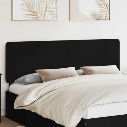 Tăblie cap cu headboard Stejar Negru 200 cm Lemn compozit GartenMobel Dekor