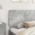 Tăblie cap cu headboard Gri din beton 200 cm Lemn compozit GartenMobel Dekor