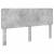 Tăblie cap cu headboard Gri din beton 200 cm Lemn compozit GartenMobel Dekor