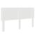 Tăblie cap cu headboard Alb Lucios 200 cm Lemn compozit GartenMobel Dekor