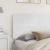 Tăblie cap cu headboard Alb Lucios 200 cm Lemn compozit GartenMobel Dekor