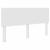 Tăblie cap cu headboard Alb Lucios 200 cm Lemn compozit GartenMobel Dekor
