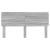 Tăblie cap cu headboard Gri Sonoma 200 cm Lemn compozit GartenMobel Dekor