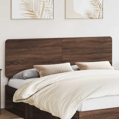 Tăblie cap cu headboard Stejar închis 200 cm Lemn compozit GartenMobel Dekor