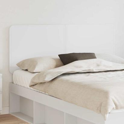 Tăblie cap cu headboard Alb 160 cm Lemn compozit GartenMobel Dekor