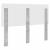 Tăblie cap cu headboard Gri din beton 160 cm Lemn compozit GartenMobel Dekor