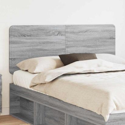 Tăblie cap cu headboard Gri Sonoma 160 cm Lemn compozit GartenMobel Dekor