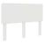 Tăblie cap cu headboard Alb Lucios 150 cm Lemn compozit GartenMobel Dekor