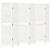 Paravan cameră 6 panouri, alb, lemn masiv paulownia GartenMobel Dekor