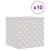 Cutii depozitare pliabile 10buc. crem 32x32x32cm textil nețesut GartenMobel Dekor