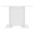 Masă de bucătărie, alb, 110x60x75 cm, lemn prelucrat GartenMobel Dekor