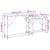 Masă de consolă 2 pcs Stejar Negru 100 x 28 x 75 cm GartenMobel Dekor