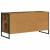 Cabinet TV Stejar fumuriu 100 x 36 x 49,5 cm Lemn compozit GartenMobel Dekor