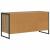 Cabinet TV Stejar artizanal 100 x 36 x 49,5 cm Lemn compozit GartenMobel Dekor