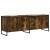 Cabinet TV Stejar fumuriu 140 x 36 x 49.5 cm Lemn compozit GartenMobel Dekor