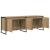 Cabinet TV Stejar artizanal 140 x 36 x 49.5 cm Lemn compozit GartenMobel Dekor