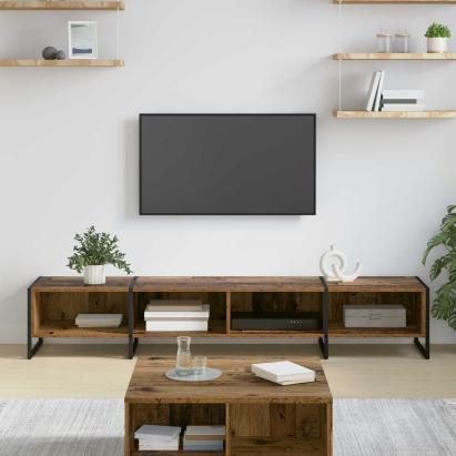 Cabinet TV Lemn Vechi 170.5 x 36 x 30.5 cm Lemn compozit GartenMobel Dekor