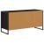 Cabinet TV Stejar Negru 100 x 36 x 49,5 cm Lemn compozit GartenMobel Dekor