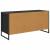 Cabinet TV Stejar Negru 100 x 36 x 49.5 cm Lemn compozit GartenMobel Dekor