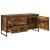 Cabinet TV Stejar fumuriu 100 x 36 x 49.5 cm Lemn compozit GartenMobel Dekor