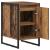 Noptieră 2 pcs Lemn Vechi 39,5 x 30 x 50 cm Lemn compozit GartenMobel Dekor