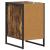 Noptieră 2 pcs Stejar fumuriu 39,5 x 30 x 50 cm Lemn compozit GartenMobel Dekor
