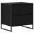 Noptieră 2 pcs Stejar Negru 50 x 39.5 x 50 cm Lemn compozit GartenMobel Dekor