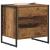 Noptieră 2 pcs Lemn Vechi 50 x 39.5 x 50 cm Lemn compozit GartenMobel Dekor