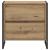 Noptieră 2 pcs Stejar artizanal 50 x 39.5 x 50 cm Lemn compozit GartenMobel Dekor