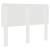 Tăblie cap cu headboard Alb Lucios 140 cm Lemn compozit GartenMobel Dekor