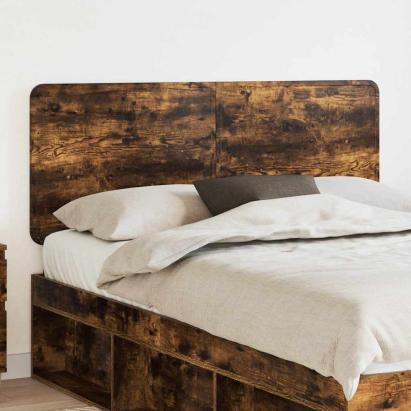 Tăblie cap cu headboard Stejar fumuriu 140 cm Lemn compozit GartenMobel Dekor