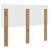 Tăblie cap cu headboard Stejar Artizanal 140 cm Lemn compozit GartenMobel Dekor